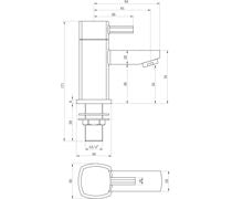 Toulon Bath Taps - Chrome