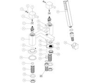 Toulon Bath/Shower Mixer - Chrome