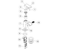 Marne Cloakroom Basin Mixer - Chrome