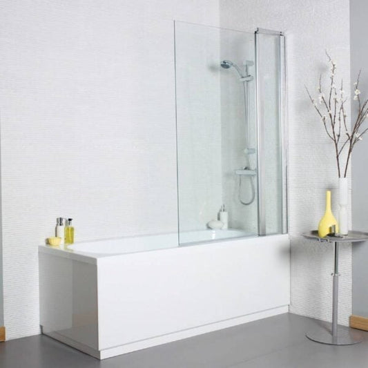 Koncept Straight Square Screen with Panel 6mm