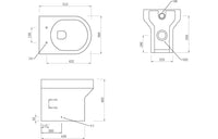 Laurus Rimless Back To Wall WC & Soft Close Seat