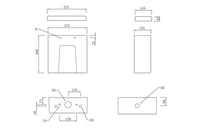 Laurus Rimless Close Coupled Open Back WC & Soft Close Seat