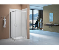 Merlyn Vivid Boost Corner Entry - Chrome