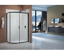 Merlyn Vivid Boost 1 Door Offset Quadrant - Matt Black
