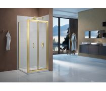 Merlyn Vivid Boost Bi-fold Door - Brushed Brass