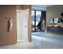 Merlyn Vivid Boost Pivot Door - Brushed Brass