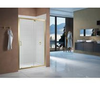 Merlyn Vivid Boost Sliding Door - Brushed Brass