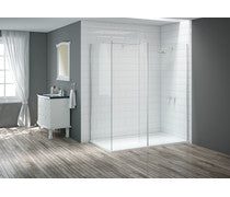 Merlyn Wetroom Panel 8mm - Chrome