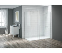 Merlyn Wetroom Panel 8mm - Chrome