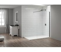 Merlyn Wetroom Panel 8mm - Matt Black
