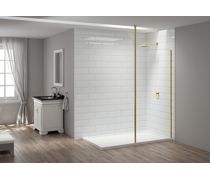 Merlyn Wetroom 3m Vertical Pole - Brushed Brass