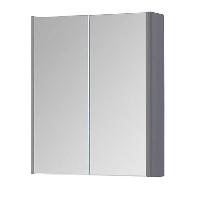 Options 24 500mm Mirror Cabinet Cool Grey