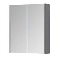 Options 24 500mm Mirror Cabinet Cool Grey