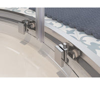 Classix 2 Door Easy-Fit Quadrant & 45mm Tray Pack - Chrome