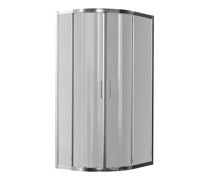 Classix Easy-Fit 2 Door Offset Quadrant - Chrome
