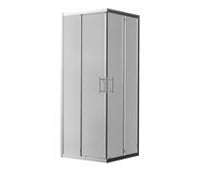 Classix Easy-Fit Corner Entry Door - Chrome