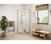 Classix Easy-Fit Corner Entry Door - Chrome