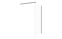 Iconix Wetroom Side Panel & Arm - Matt Black