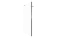Iconix Wetroom Panel & Support Bar - Chrome