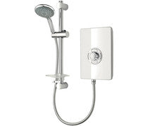 Triton Aspirante Electric Shower - White Gloss