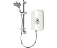 Triton Aspirante Electric Shower - White Gloss