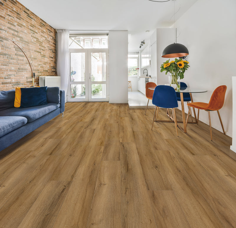 LVT Gluedown -  Rustic River Oak - 1524*230*3mm