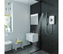 Triton Amore Electric Shower - Black Gloss