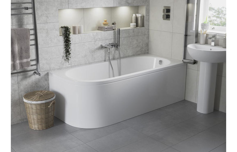 Tuscany 450x400mm 1TH Basin & Semi Pedestal