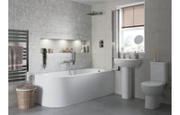 Tuscany 450x400mm 1TH Basin & Full Pedestal