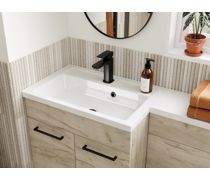 Venosa 350mm Floor Standing 2 Door Tall Unit - Oak
