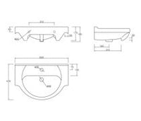 Vista 650mm Basin Unit & WC Unit Pack - White Gloss