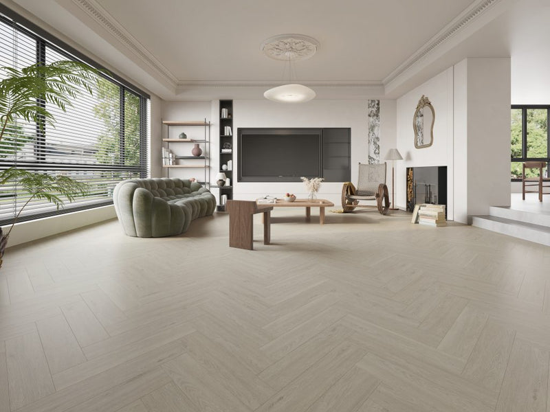 Sterling Grey LVT Click - Herringbone